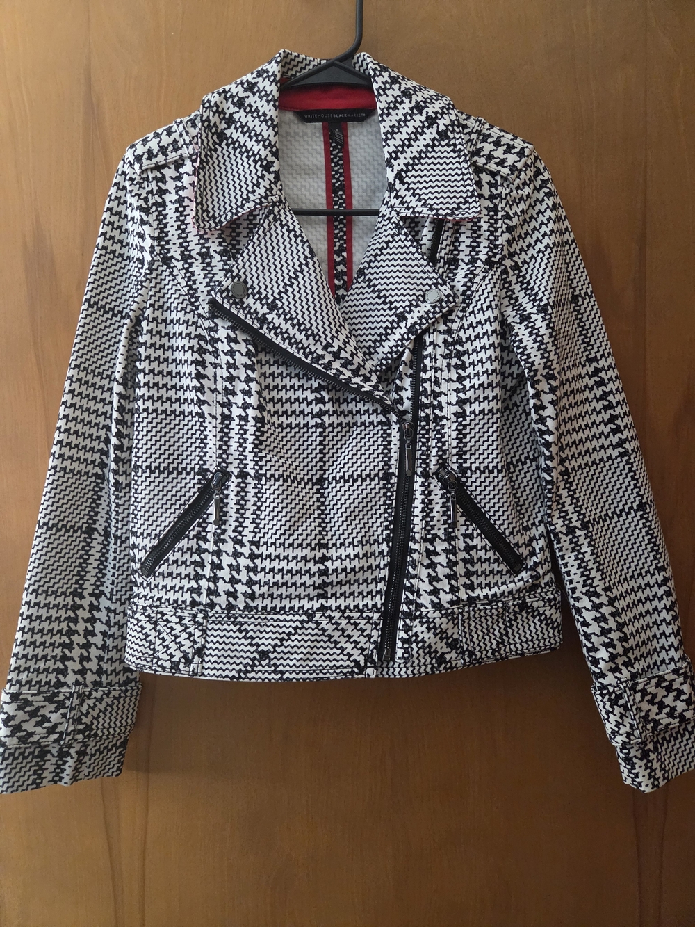 White House Black Market Black & White Jacket